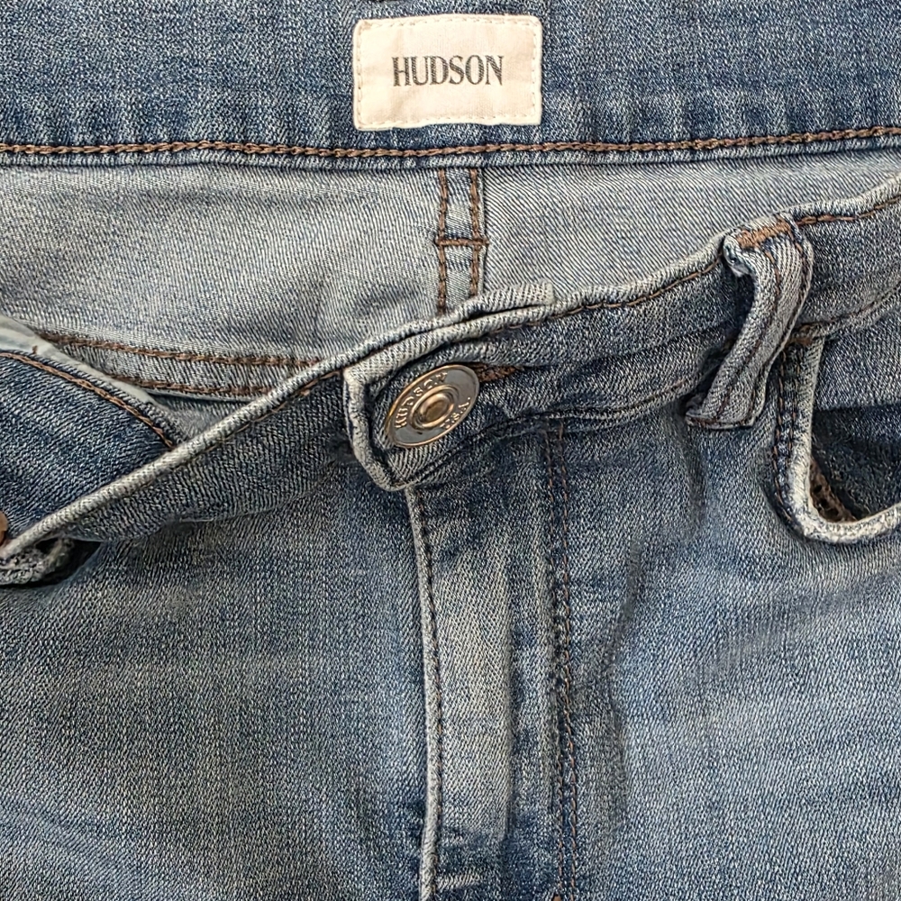 * Hudson Jeans Premium Light Blue Straight Leg Size 30 - Picture 4 of 10